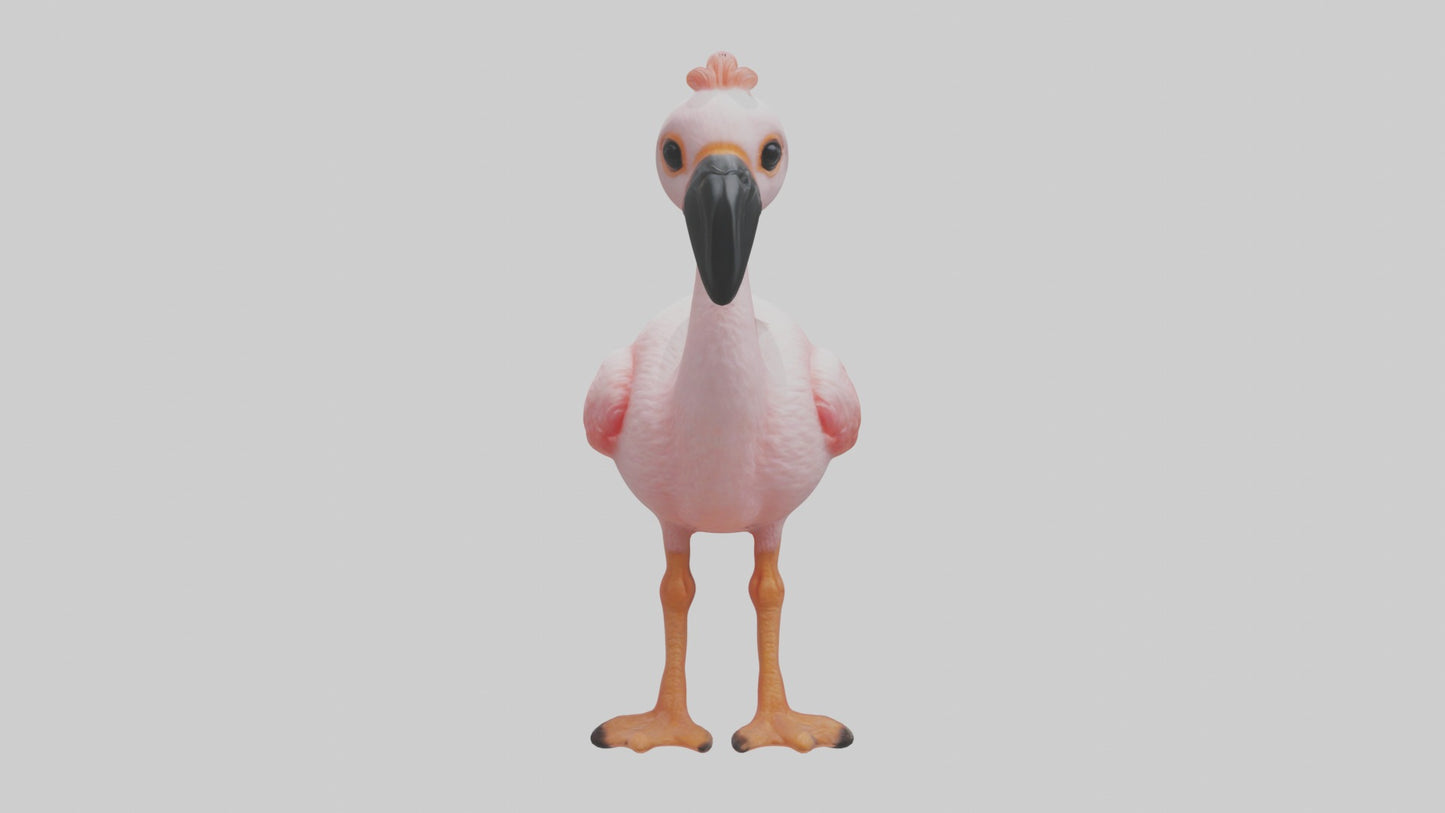 3D model Babyflamingo Model 1 VR / AR / low-poly