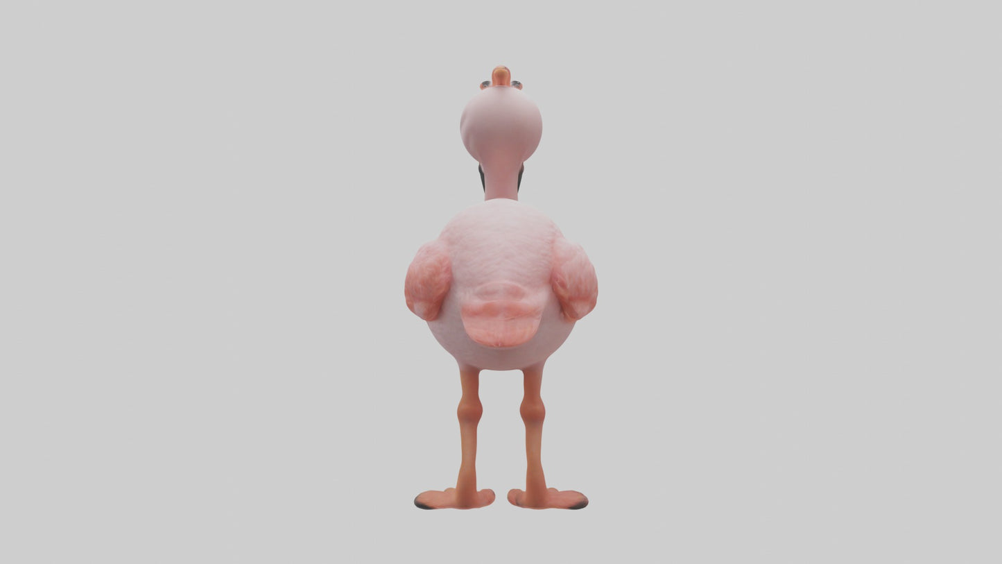 3D model Babyflamingo Model 1 VR / AR / low-poly