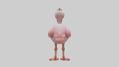 3D model Babyflamingo Model 1 VR / AR / low-poly