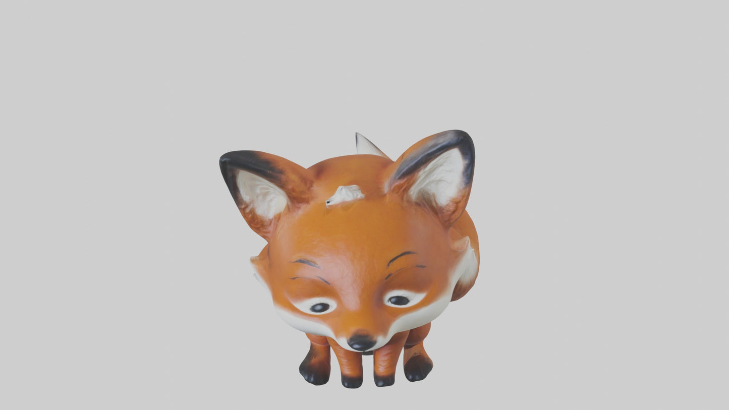 3D model Babyfox Model 1 VR / AR / low-poly
