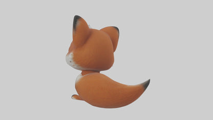 3D model Babyfox Model 1 VR / AR / low-poly