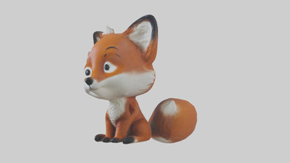 3D model Babyfox Model 1 VR / AR / low-poly