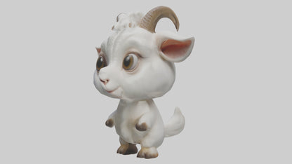 3D model Babygoat Model 1 VR / AR / low-poly