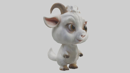 3D model Babygoat Model 1 VR / AR / low-poly