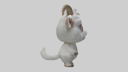 3D model Babygoat Model 1 VR / AR / low-poly