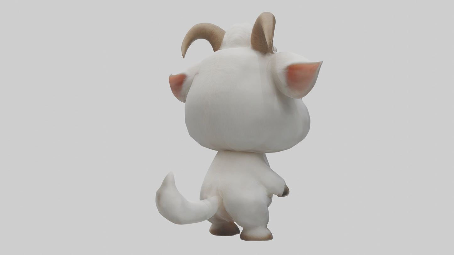 3D model Babygoat Model 1 VR / AR / low-poly