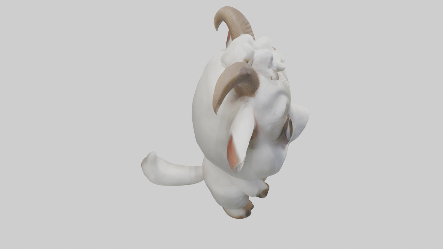 3D model Babygoat Model 1 VR / AR / low-poly