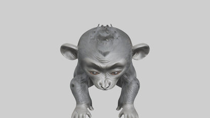 3D model Babygorilla Model 1 VR / AR / low-poly