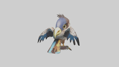 3D model Babyhawk Model 1 VR / AR / low-poly