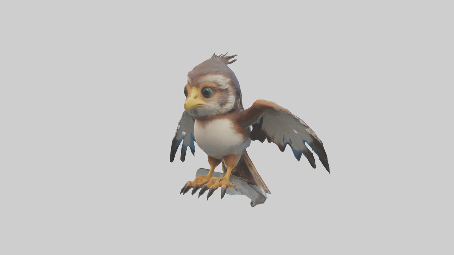 3D model Babyhawk Model 1 VR / AR / low-poly