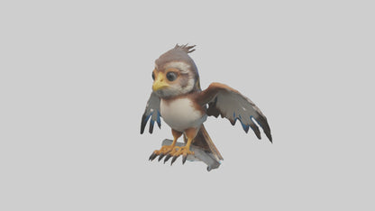 3D model Babyhawk Model 1 VR / AR / low-poly