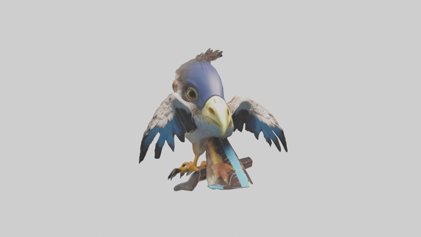 3D model Babyhawk Model 1 VR / AR / low-poly