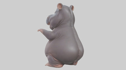 3D model Babyhippo Model 1 VR / AR / low-poly