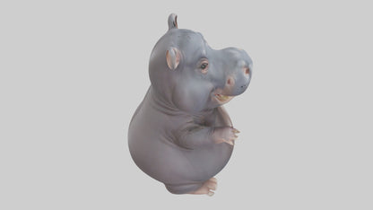 3D model Babyhippo Model 1 VR / AR / low-poly