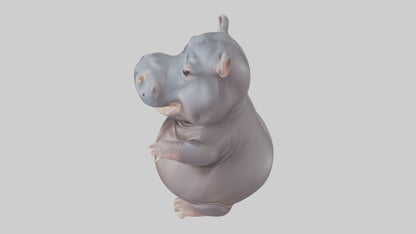 3D model Babyhippo Model 1 VR / AR / low-poly
