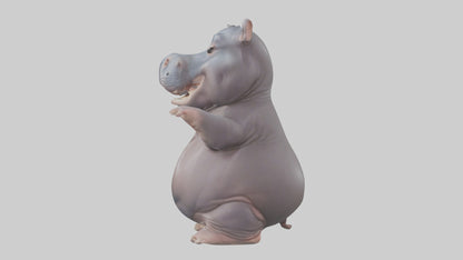 3D model Babyhippo Model 1 VR / AR / low-poly