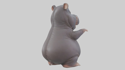 3D model Babyhippo Model 1 VR / AR / low-poly