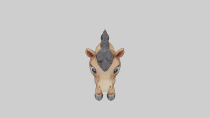 3D model Babyhorse Model 1 VR / AR / low-poly