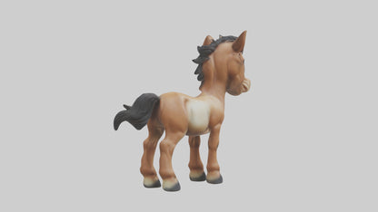 3D model Babyhorse Model 1 VR / AR / low-poly