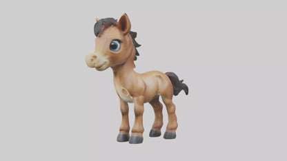 3D model Babyhorse Model 1 VR / AR / low-poly