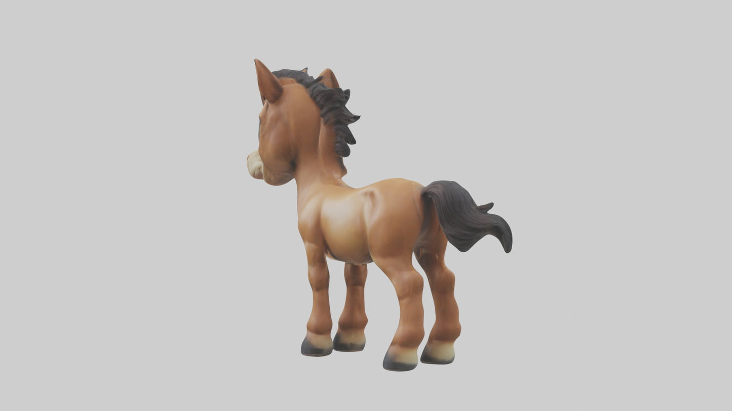 3D model Babyhorse Model 1 VR / AR / low-poly