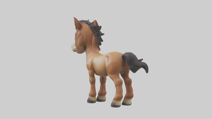 3D model Babyhorse Model 1 VR / AR / low-poly