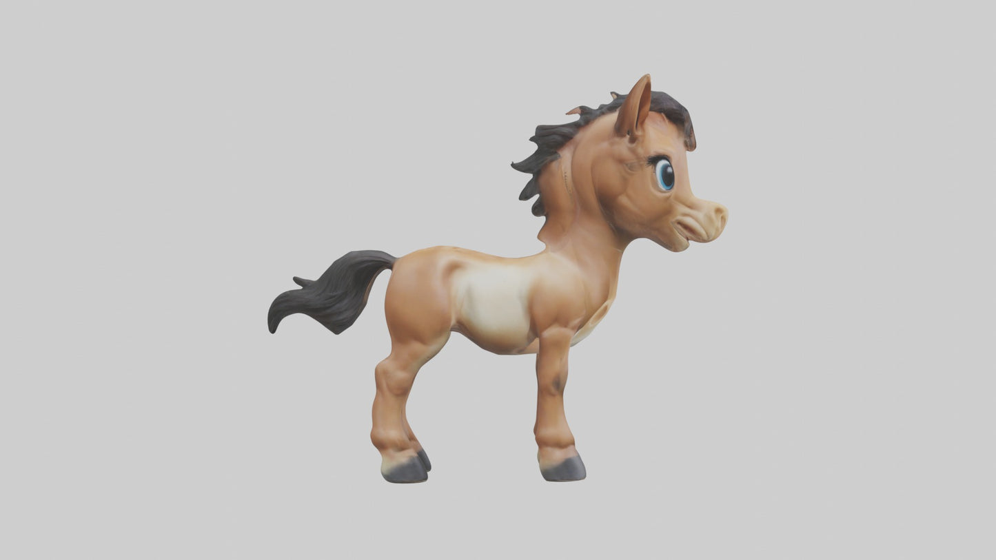 3D model Babyhorse Model 1 VR / AR / low-poly