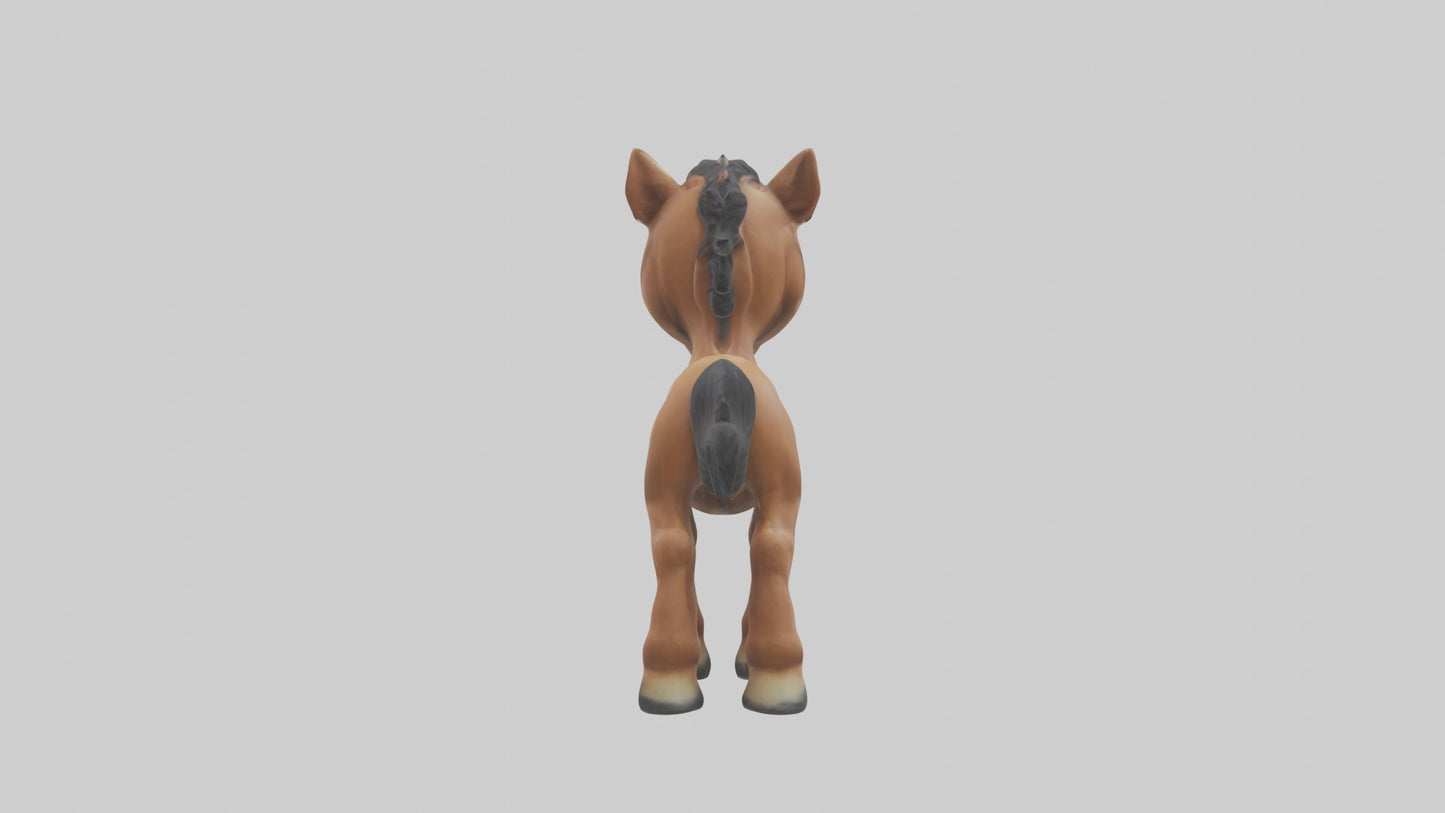 3D model Babyhorse Model 1 VR / AR / low-poly