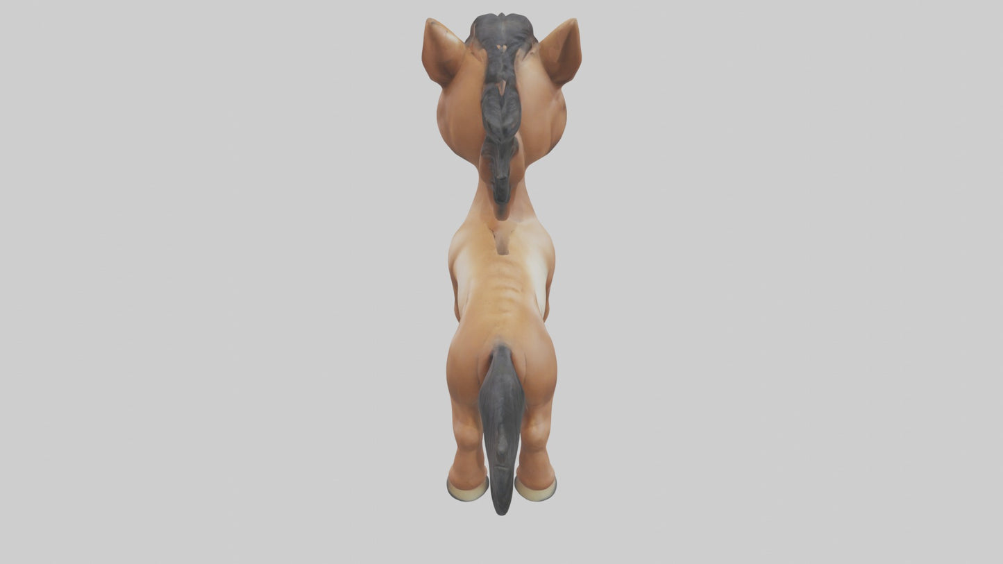 3D model Babyhorse Model 1 VR / AR / low-poly