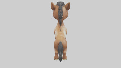 3D model Babyhorse Model 1 VR / AR / low-poly