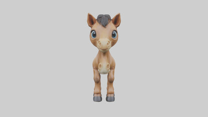 3D model Babyhorse Model 1 VR / AR / low-poly