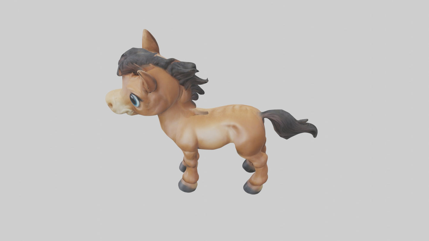 3D model Babyhorse Model 1 VR / AR / low-poly