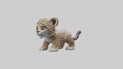 3D model Babyjaguar Model 1 VR / AR / low-poly