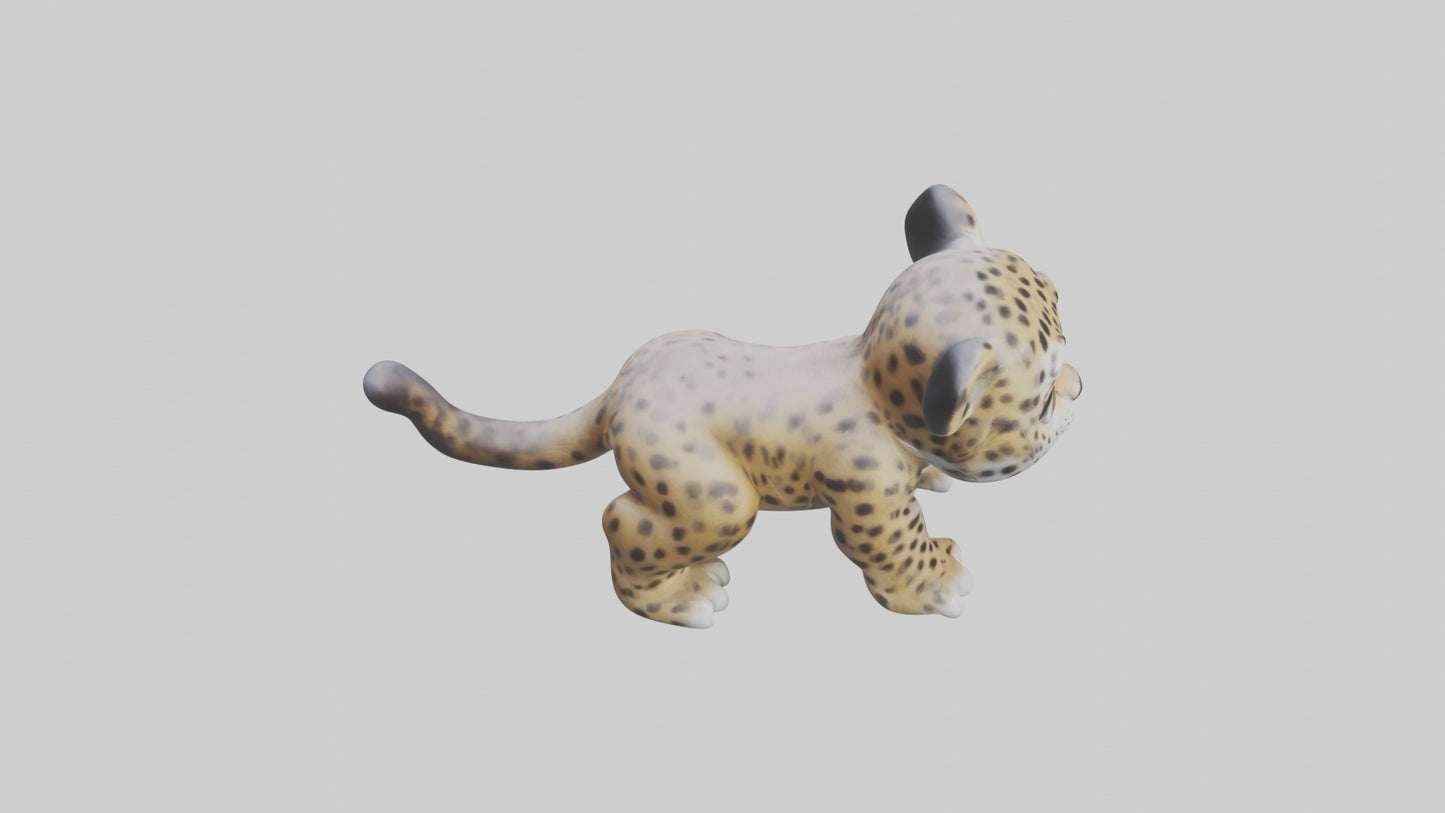 3D model Babyjaguar Model 1 VR / AR / low-poly