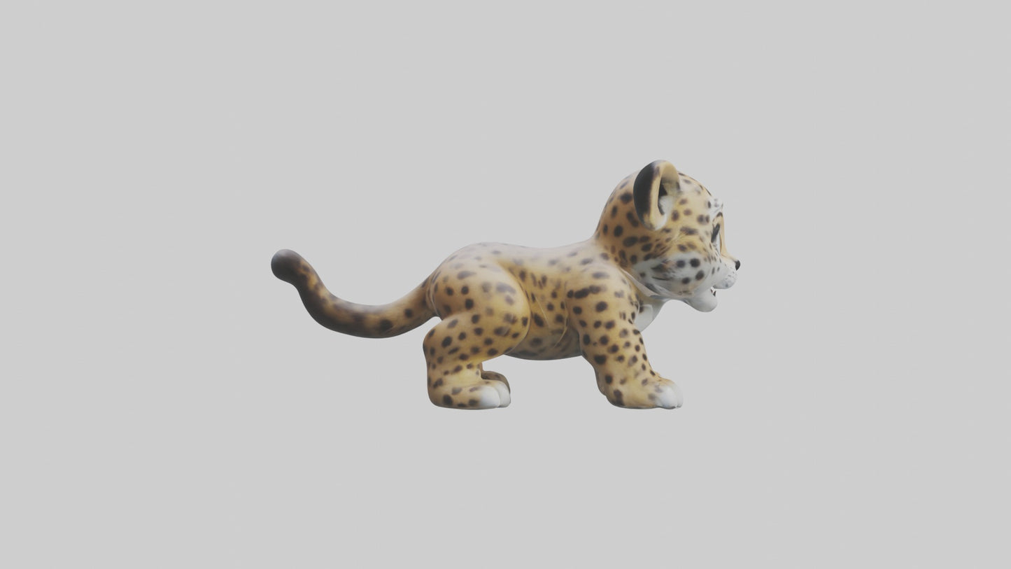 3D model Babyjaguar Model 1 VR / AR / low-poly