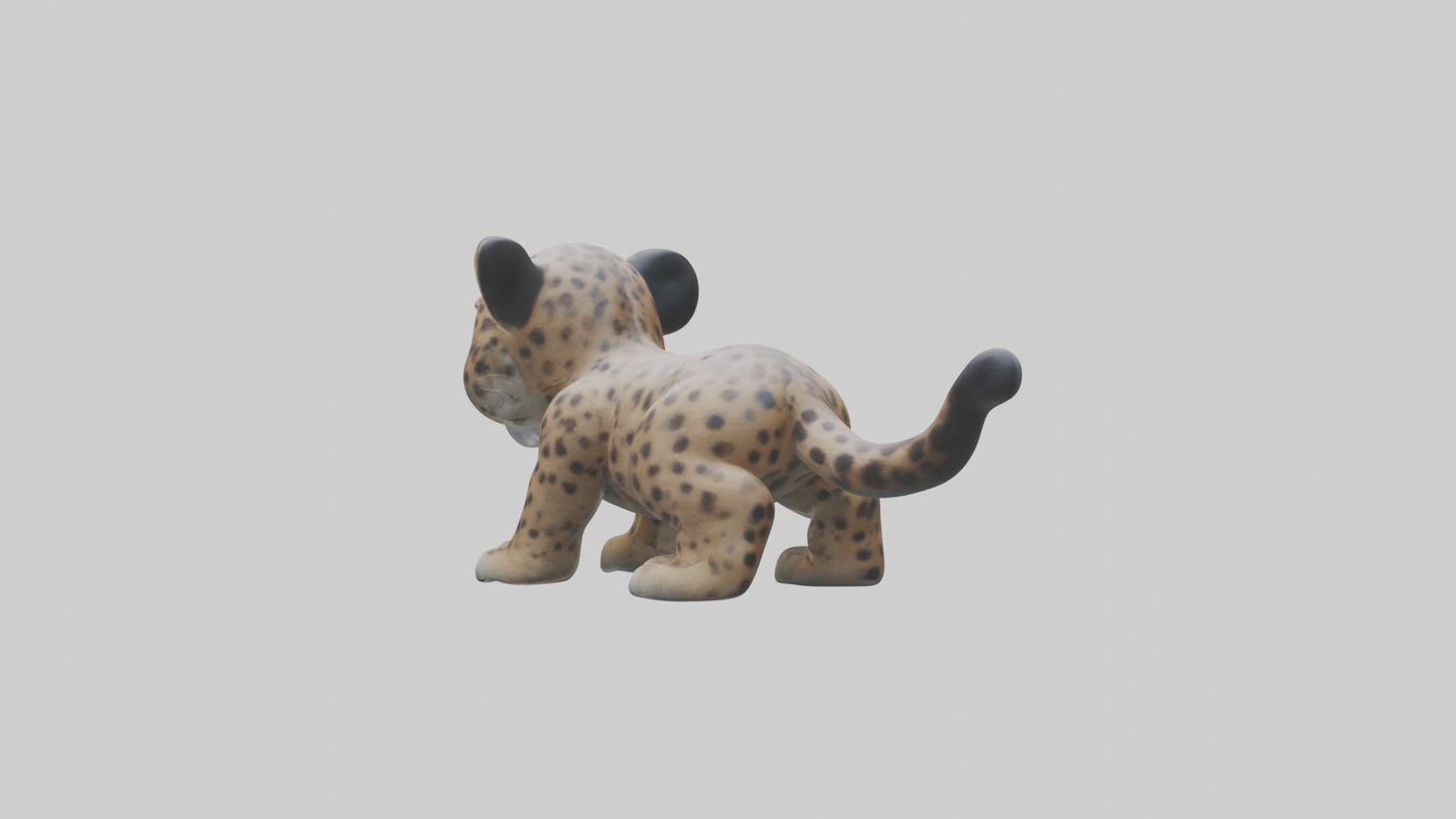 3D model Babyjaguar Model 1 VR / AR / low-poly