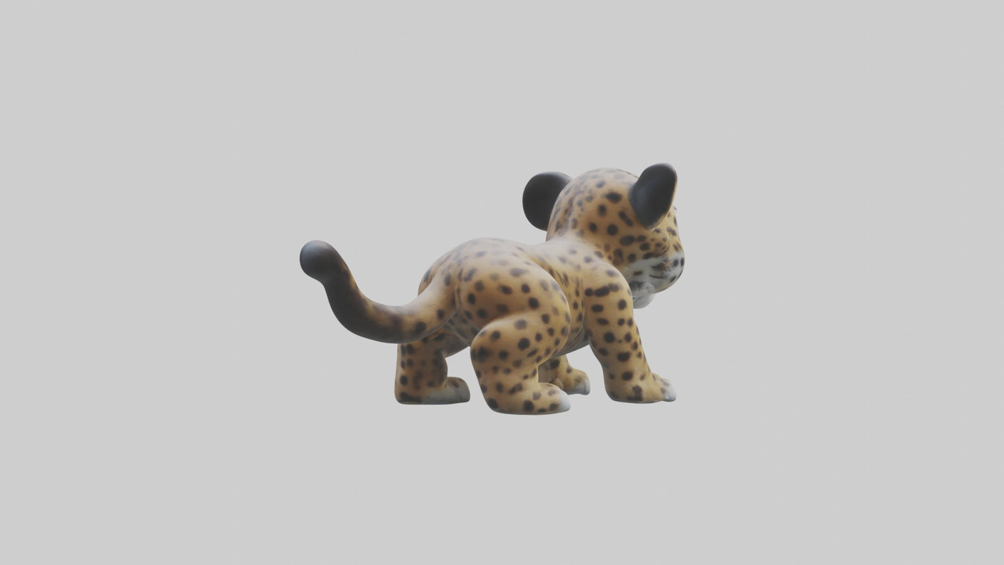 3D model Babyjaguar Model 1 VR / AR / low-poly