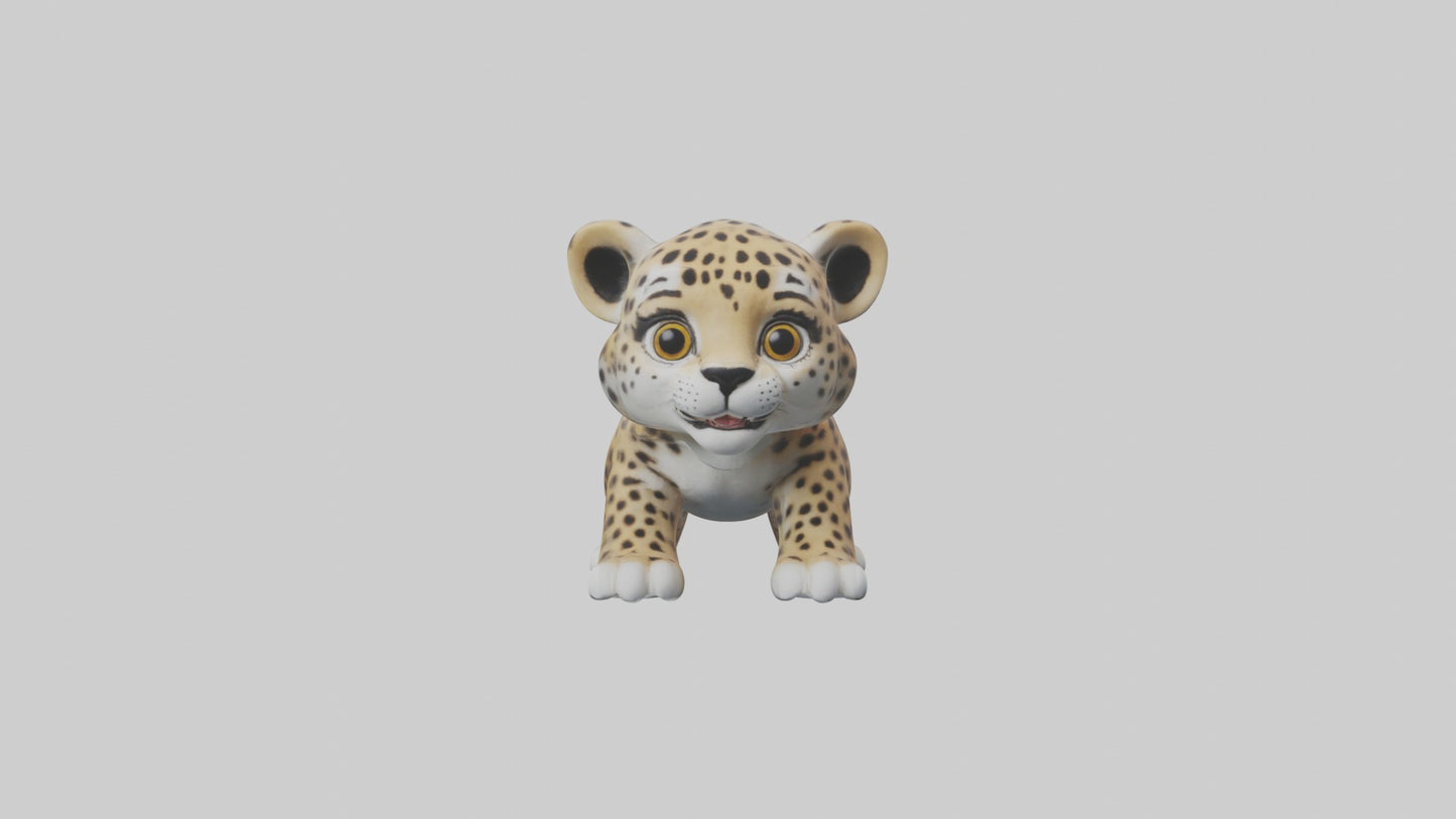 3D model Babyjaguar Model 1 VR / AR / low-poly