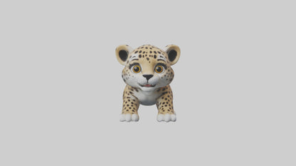 3D model Babyjaguar Model 1 VR / AR / low-poly