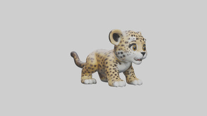 3D model Babyjaguar Model 1 VR / AR / low-poly