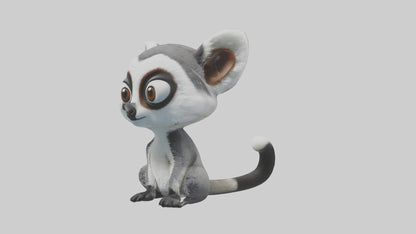 3D model Babylemur Model 1 VR / AR / low-poly
