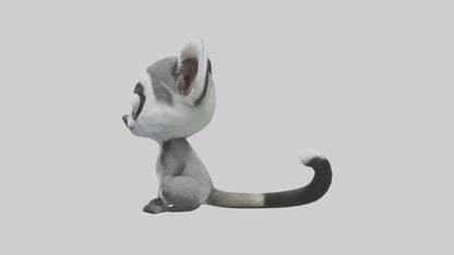 3D model Babylemur Model 1 VR / AR / low-poly