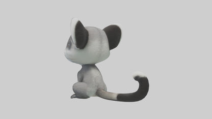 3D model Babylemur Model 1 VR / AR / low-poly