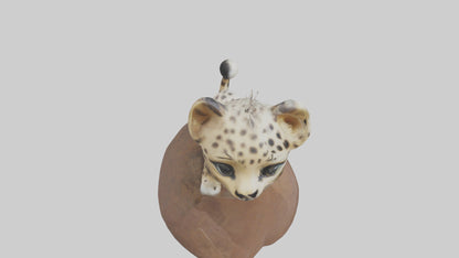 3D model Babyleopard Model 1 VR / AR / low-poly