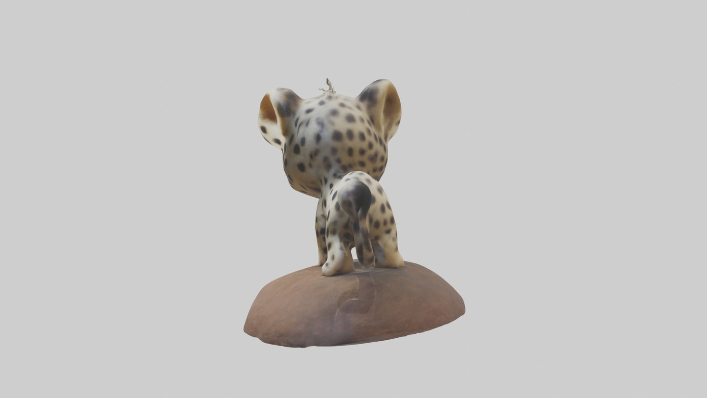 3D model Babyleopard Model 1 VR / AR / low-poly