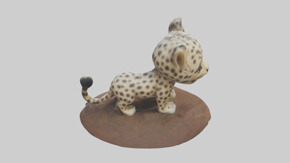 3D model Babyleopard Model 1 VR / AR / low-poly
