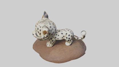 3D model Babyleopard Model 1 VR / AR / low-poly