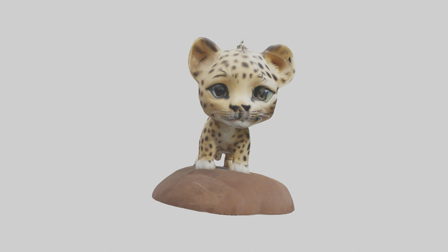 3D model Babyleopard Model 1 VR / AR / low-poly