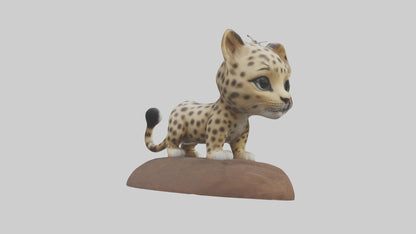 3D model Babyleopard Model 1 VR / AR / low-poly