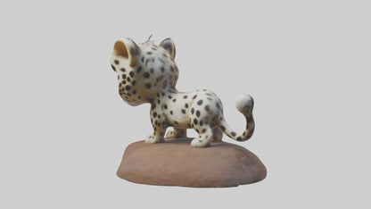 3D model Babyleopard Model 1 VR / AR / low-poly